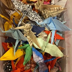 Paper cranes 300+